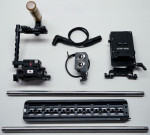 DSLR Cage + Dovetail + V-Mount Plate