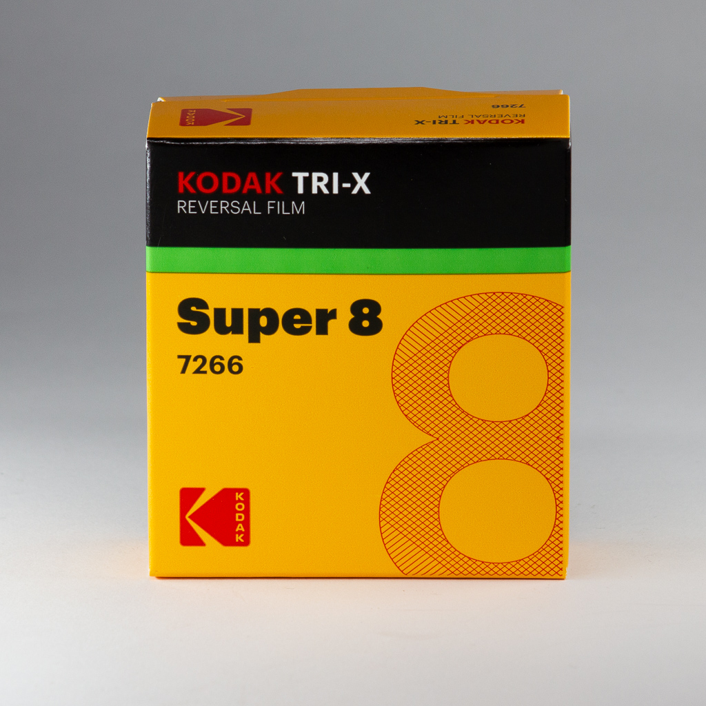 Kodak Tri X 7266 Super 8mm Black & White Reversal Film (50ft :ASA 200D/160T)