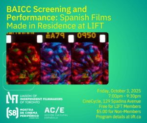 BAICC Screening and Performance: Spanish Films Made in Residence at LIFT