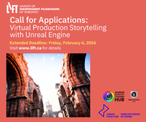 Call for Applications: Virtual Production Storytelling with Unreal Engine 2026 – Extended