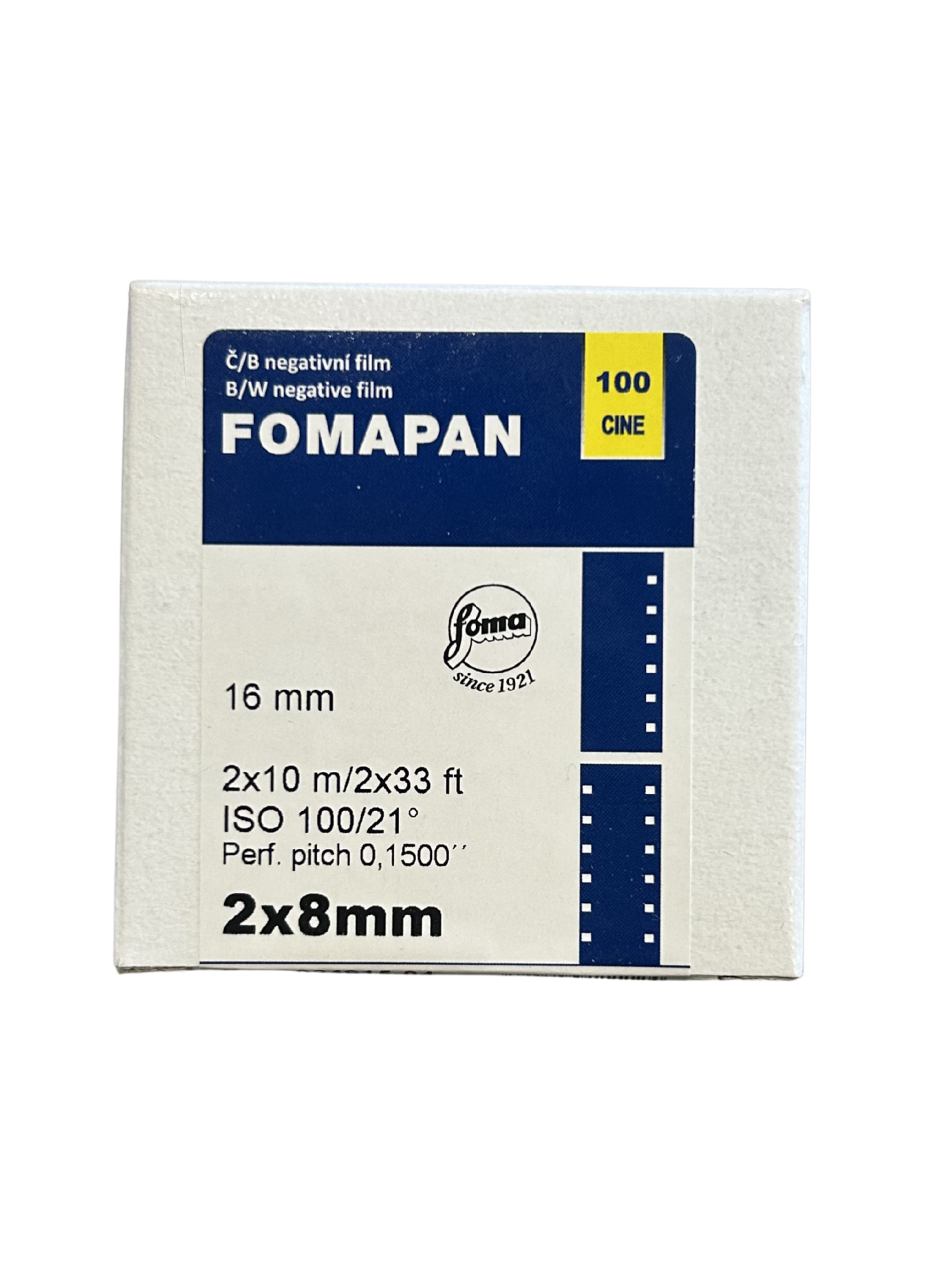 Fomapan Regular 8mm Black & White Negative Film (33ft: ASA 100)