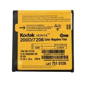 Kodak VERITA 7206 16mm Colour Negative Film (100ft : ASA 200D)