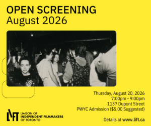 Open Screening – August 2026