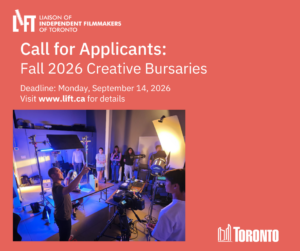 Call for Applicants: Fall 2026 Creative Bursaries